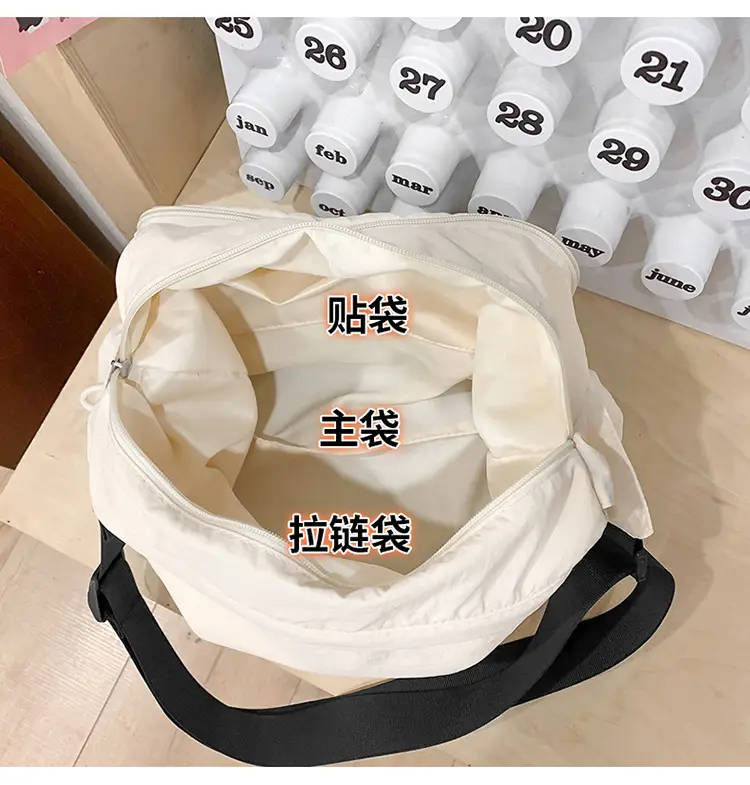 Nylon Shoulder Crossbody Bag Large Capacity 2024 — feature 7