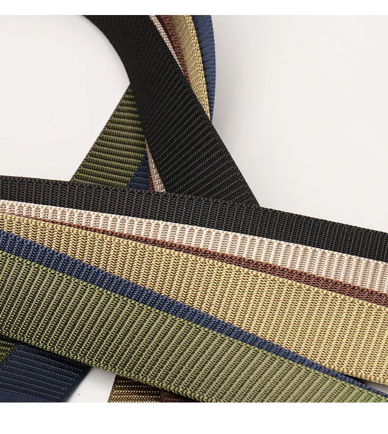 Men's Green Nylon Mountaineering Belt with Silver Buckle — feature 15