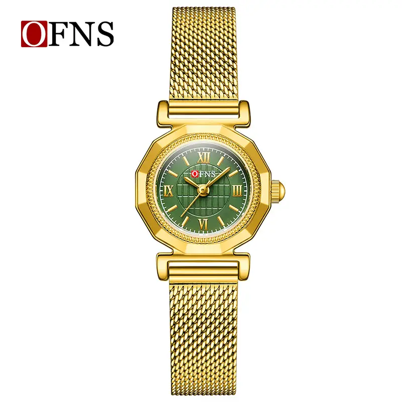 Women's Roman Scale Waterproof Quartz Watch with Black Belt - Image 10