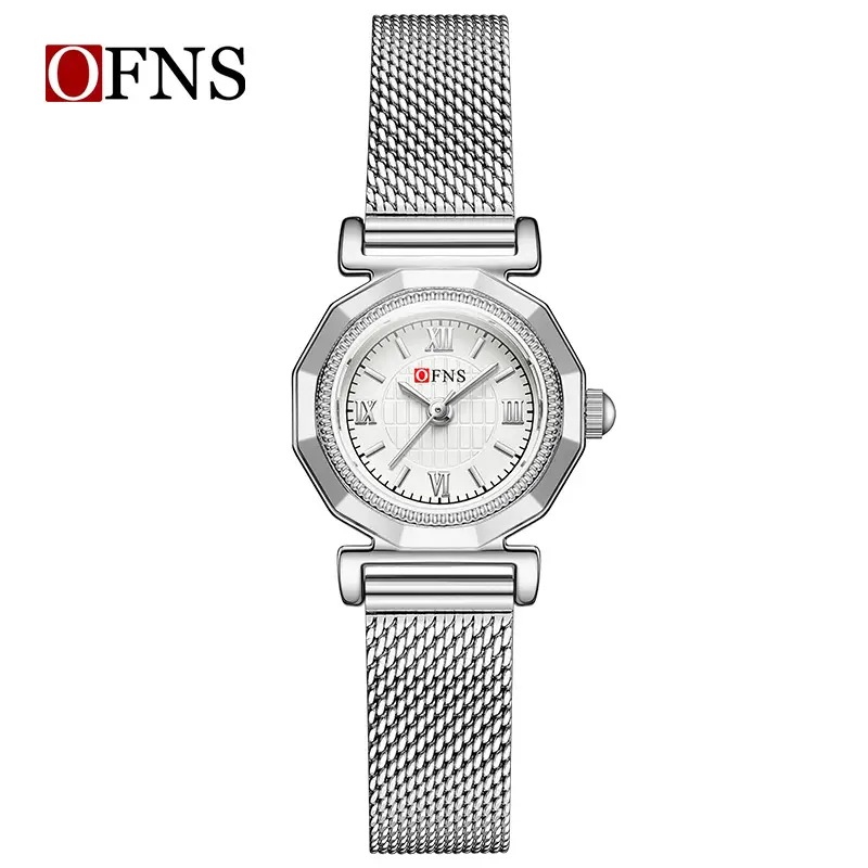 Women's Roman Scale Waterproof Quartz Watch with Black Belt - Image 14