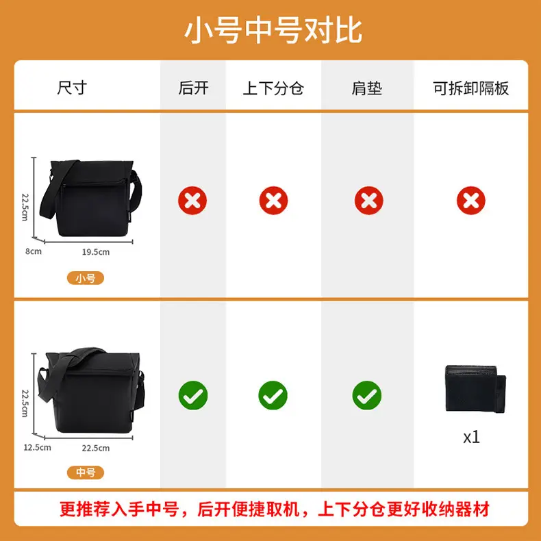 Canon R5 Storage Bag Black Shoulder Bag 22.5x22.5x12.5cm — feature 5