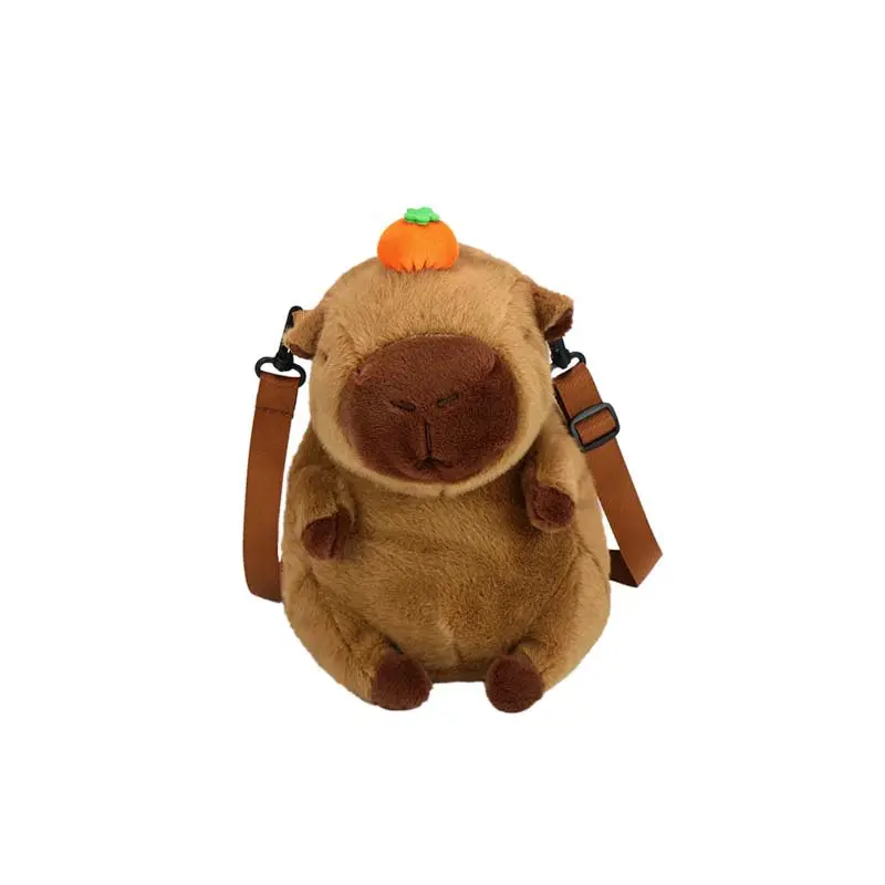 Cute Plush Kapibala Doll Bag for Girls - Image 8