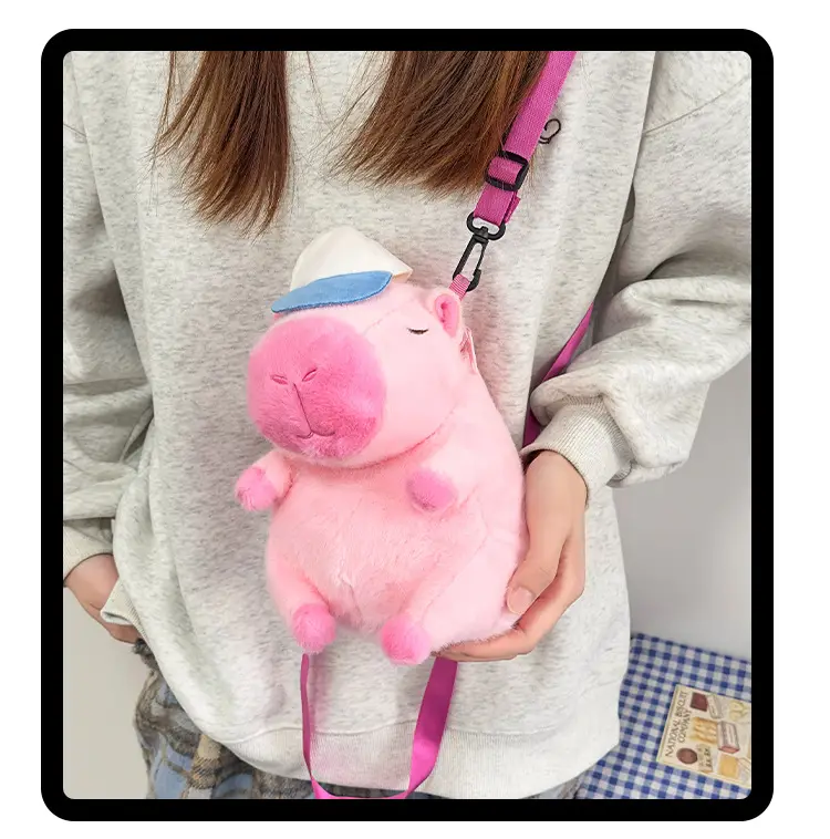 Cute Plush Kapibala Doll Bag for Girls — feature 10