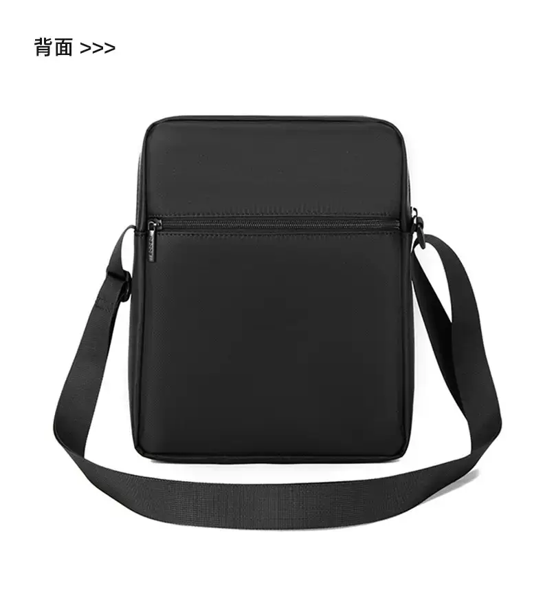 Osoce Black Large Canvas Crossbody Bag for Men Women — feature 18