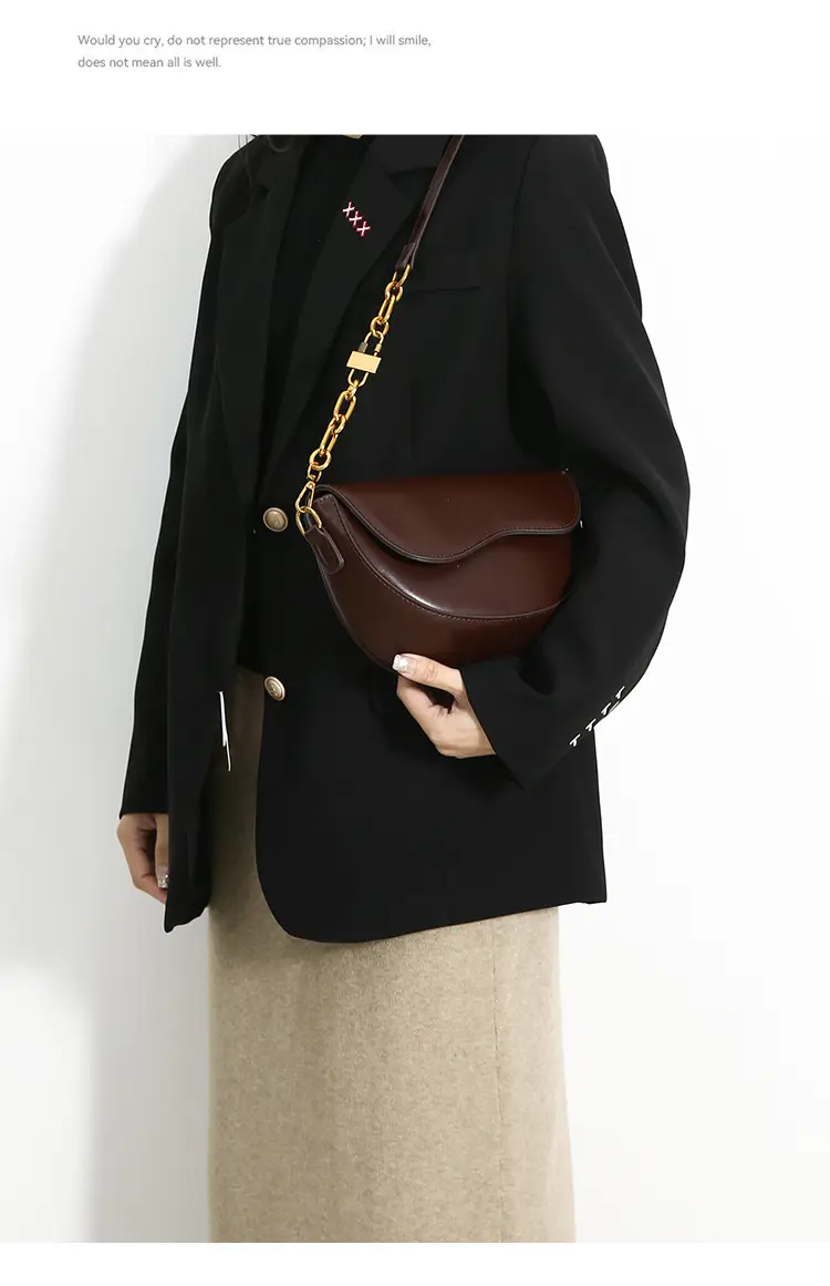 Vintage Brown Shoulder Crossbody Bag for Women — feature 32