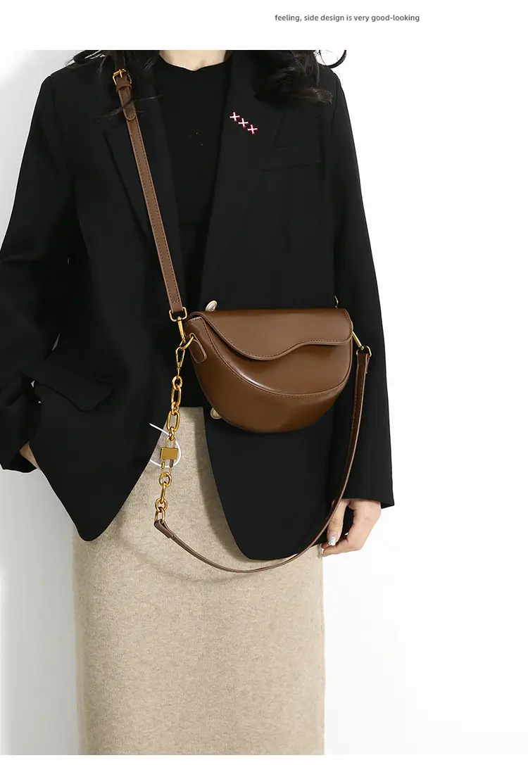 Vintage Brown Shoulder Crossbody Bag for Women — feature 34