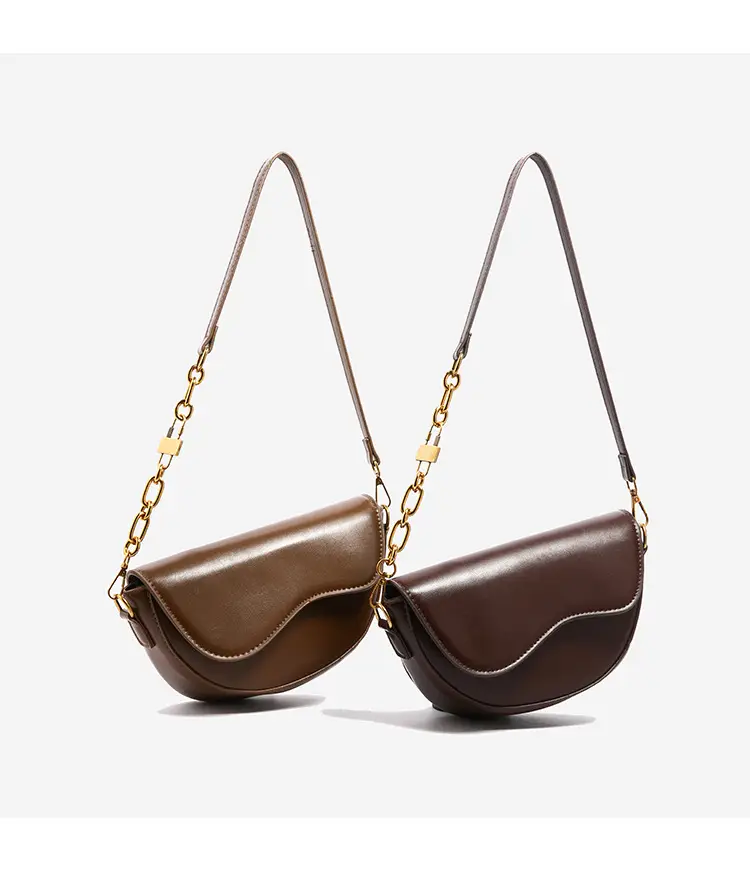 Vintage Brown Shoulder Crossbody Bag for Women — feature 9