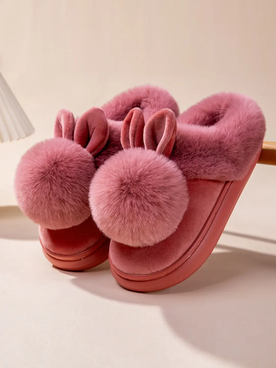 Cross-Border Girls' Cotton Slippers, Women's Cotton Slippers, All-Inclusive Plush Slippers, Women's Foot-Wrapped Home Warm Ladies' Fur Slippers — feature 10