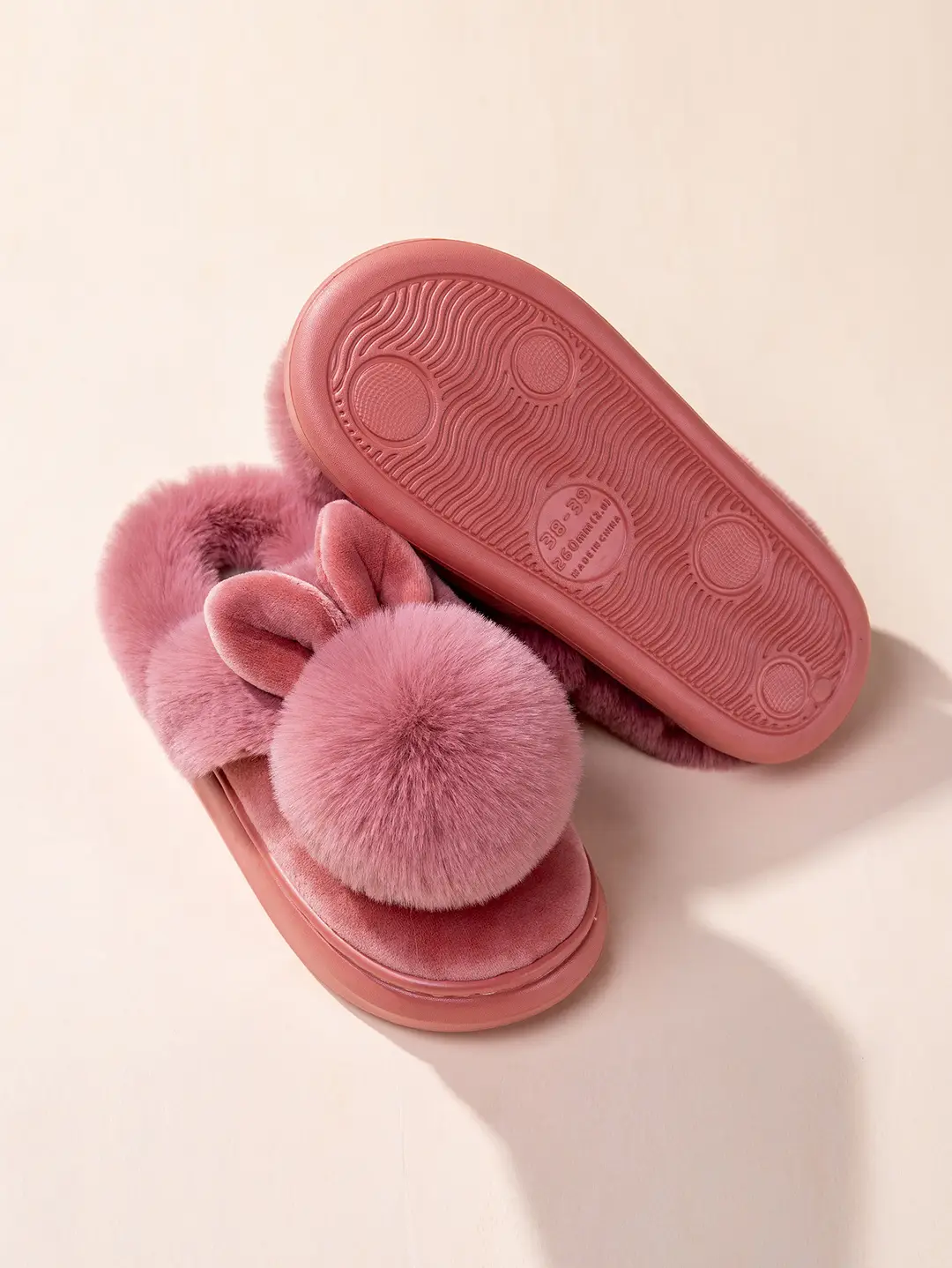 Cross-Border Girls' Cotton Slippers, Women's Cotton Slippers, All-Inclusive Plush Slippers, Women's Foot-Wrapped Home Warm Ladies' Fur Slippers — feature 12
