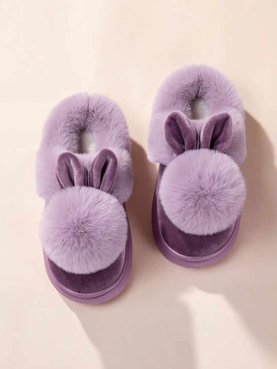 Cross-Border Girls' Cotton Slippers, Women's Cotton Slippers, All-Inclusive Plush Slippers, Women's Foot-Wrapped Home Warm Ladies' Fur Slippers — feature 14