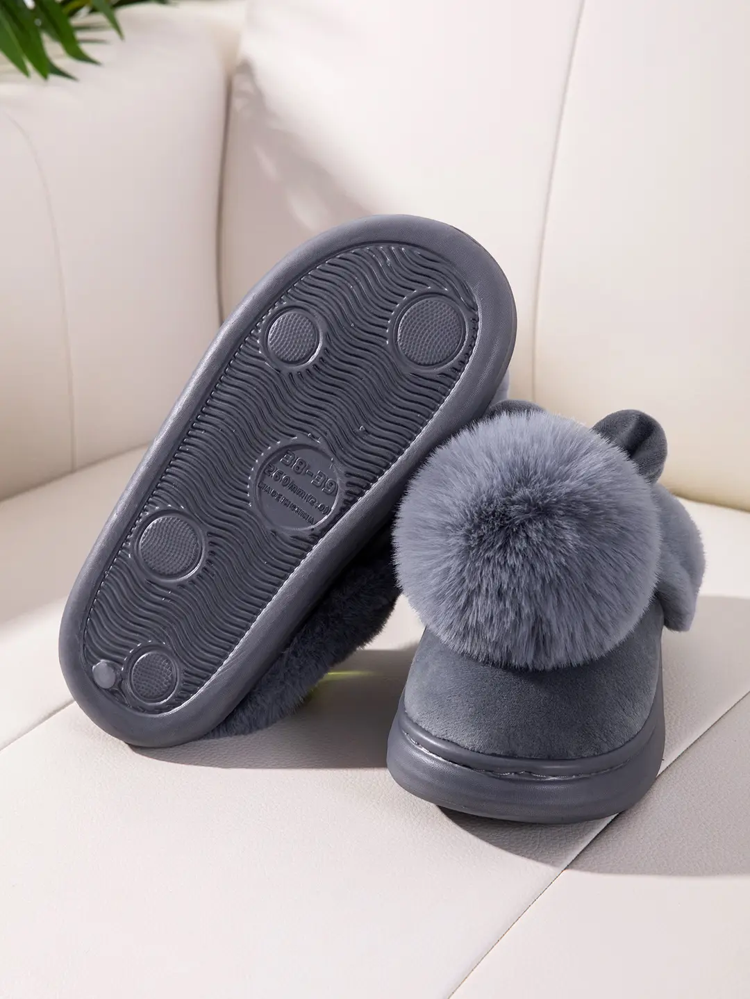 Cross-Border Girls' Cotton Slippers, Women's Cotton Slippers, All-Inclusive Plush Slippers, Women's Foot-Wrapped Home Warm Ladies' Fur Slippers — feature 24