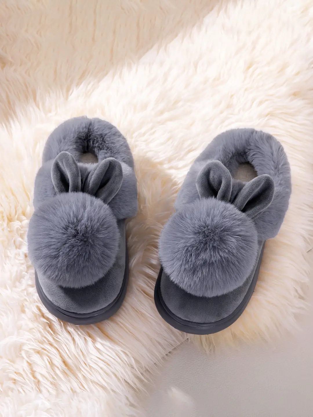 Cross-Border Girls' Cotton Slippers, Women's Cotton Slippers, All-Inclusive Plush Slippers, Women's Foot-Wrapped Home Warm Ladies' Fur Slippers — feature 26