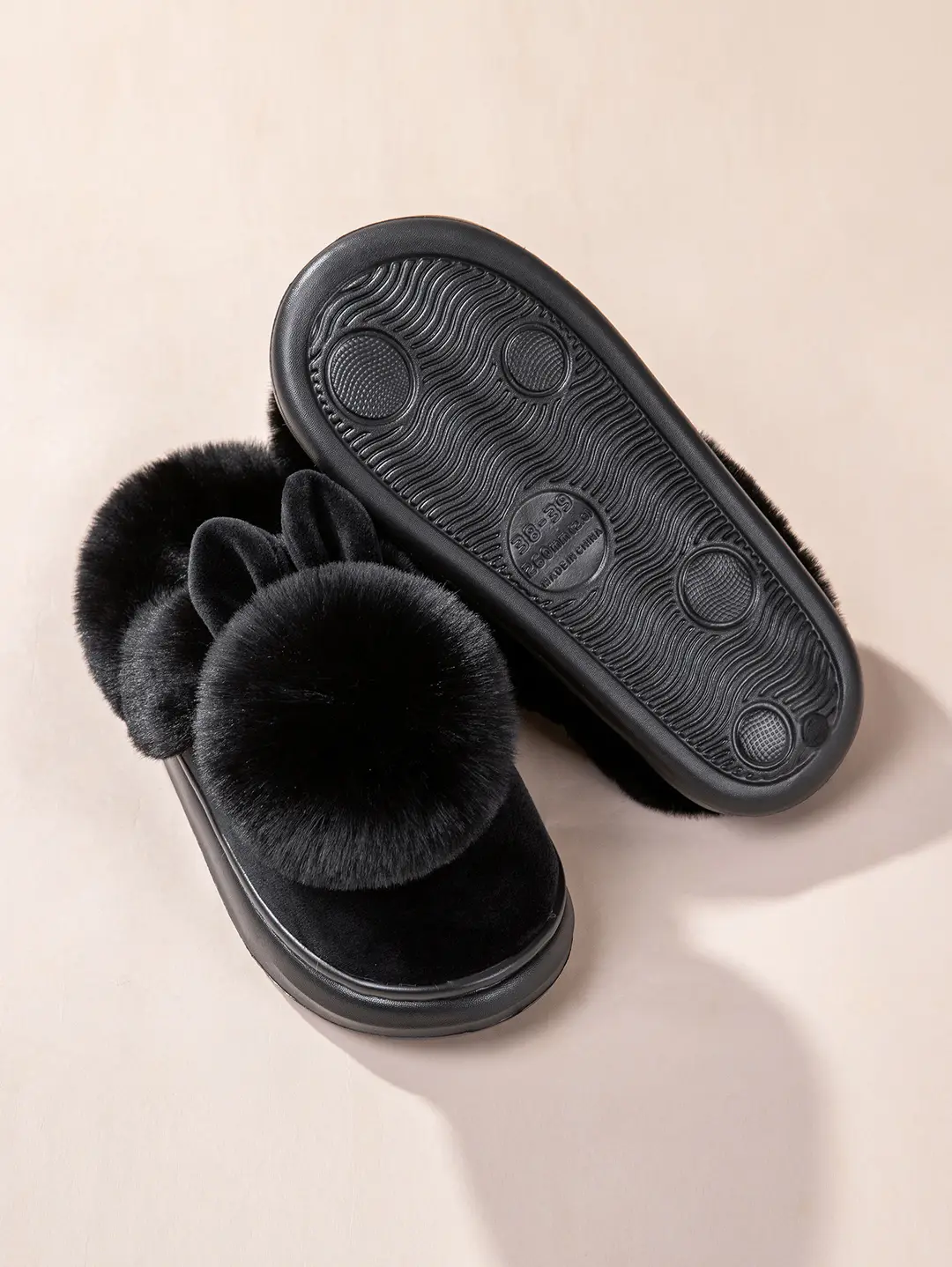 Cross-Border Girls' Cotton Slippers, Women's Cotton Slippers, All-Inclusive Plush Slippers, Women's Foot-Wrapped Home Warm Ladies' Fur Slippers — feature 6