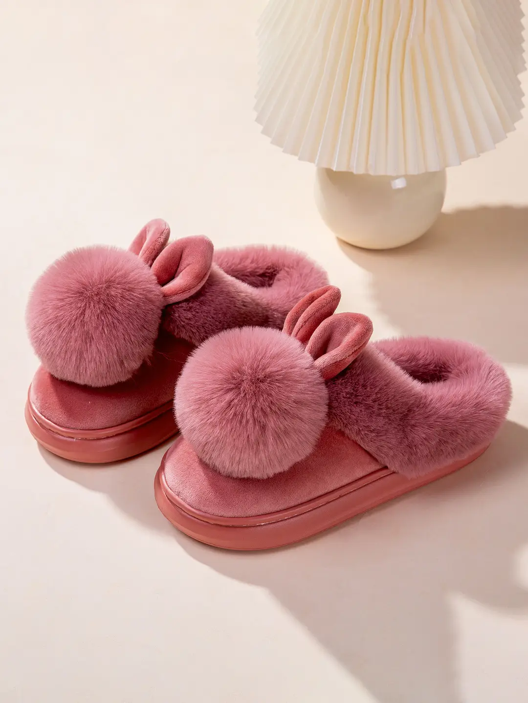 Cross-Border Girls' Cotton Slippers, Women's Cotton Slippers, All-Inclusive Plush Slippers, Women's Foot-Wrapped Home Warm Ladies' Fur Slippers — feature 9