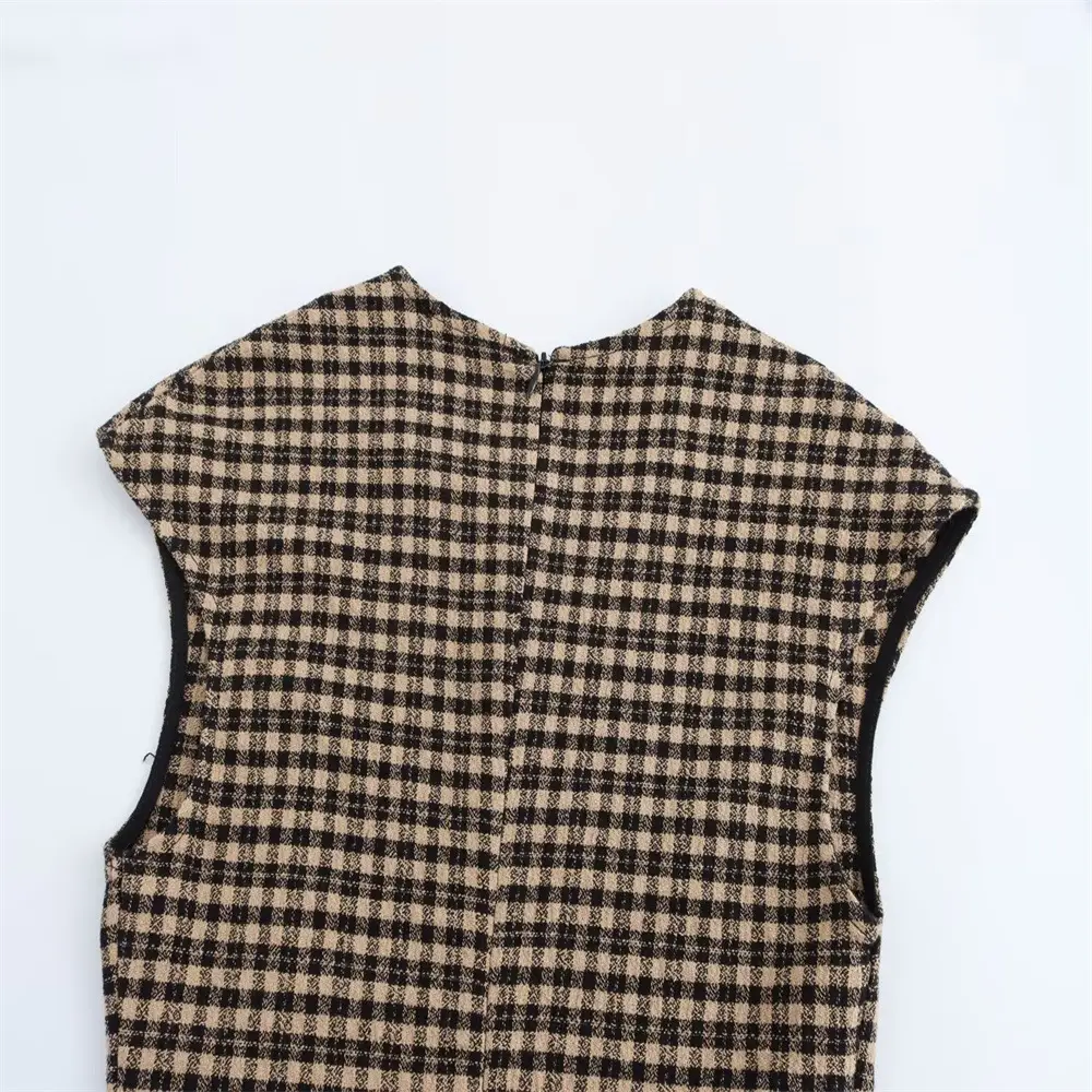 Cross-border New Round Neck Slim Fit Dress — feature 13