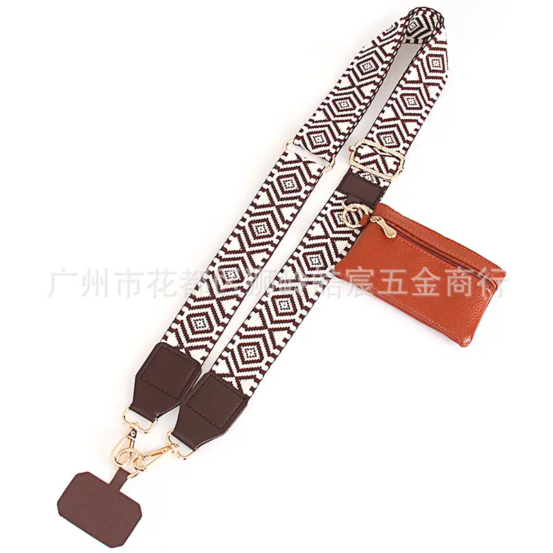 Diamond Mobile Phone Strap with Coin Purse Adjustable Multi-Use - Image 3