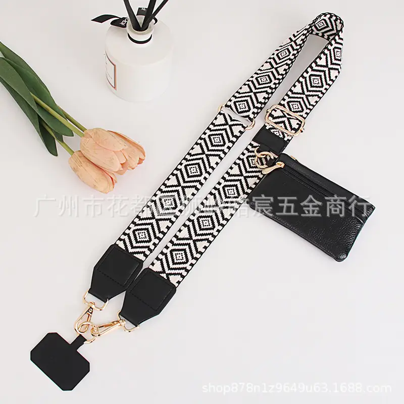 Diamond Mobile Phone Strap with Coin Purse Adjustable Multi-Use — feature 2