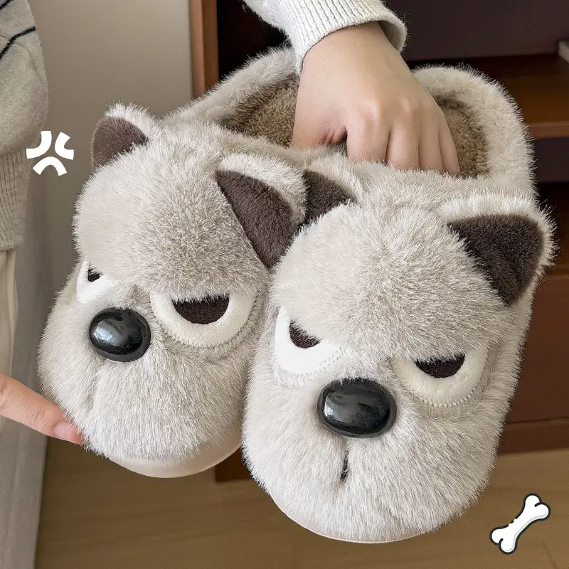 Cute Puppy Cotton Slippers for Women Winter 2026 - Image 11