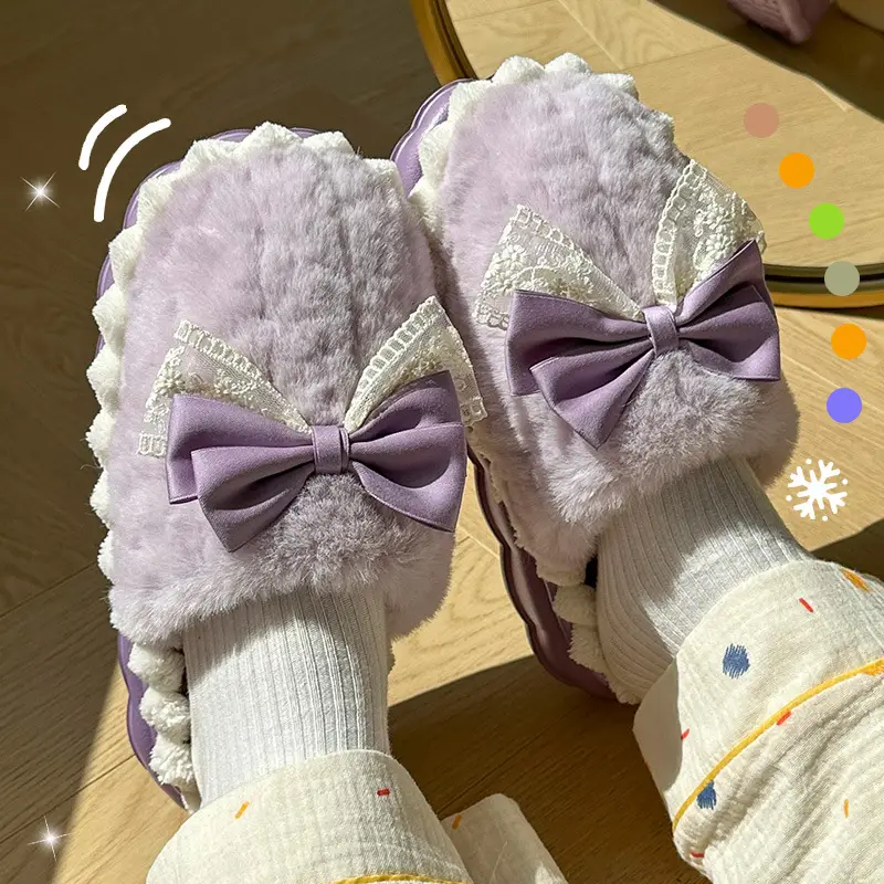 Cute Puppy Cotton Slippers for Women Winter 2026 - Image 2