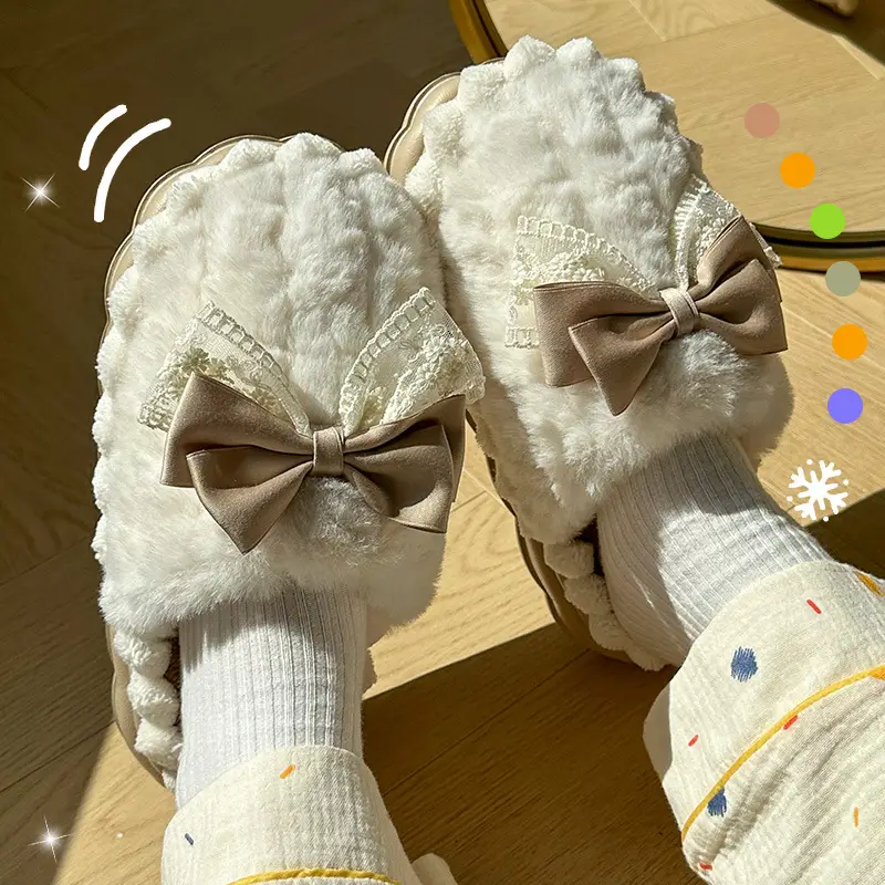 Cute Puppy Cotton Slippers for Women Winter 2026 - Image 4