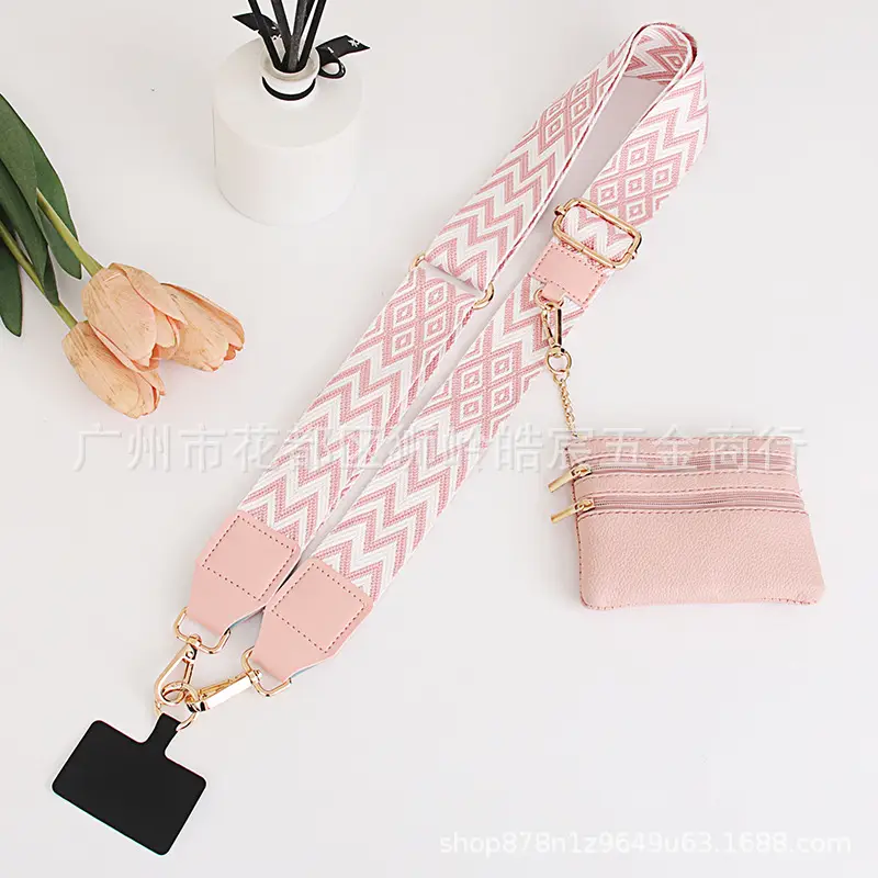 Purple Geometric Crossbody Phone Strap for Women — feature 9