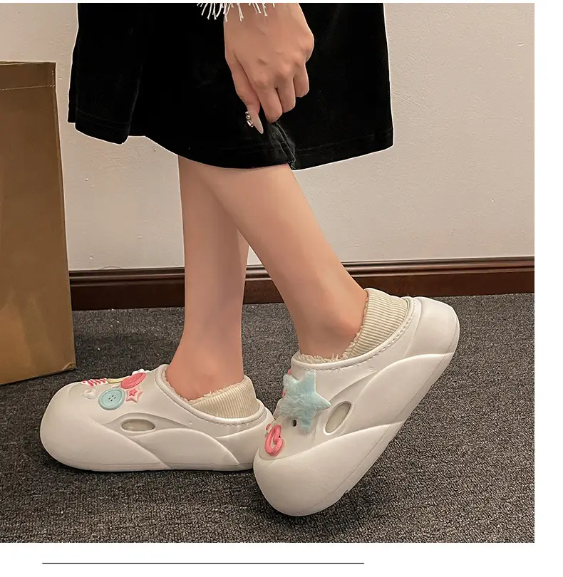 Women's Cute Plush Slip-On Shoes with Soft Sole — feature 10