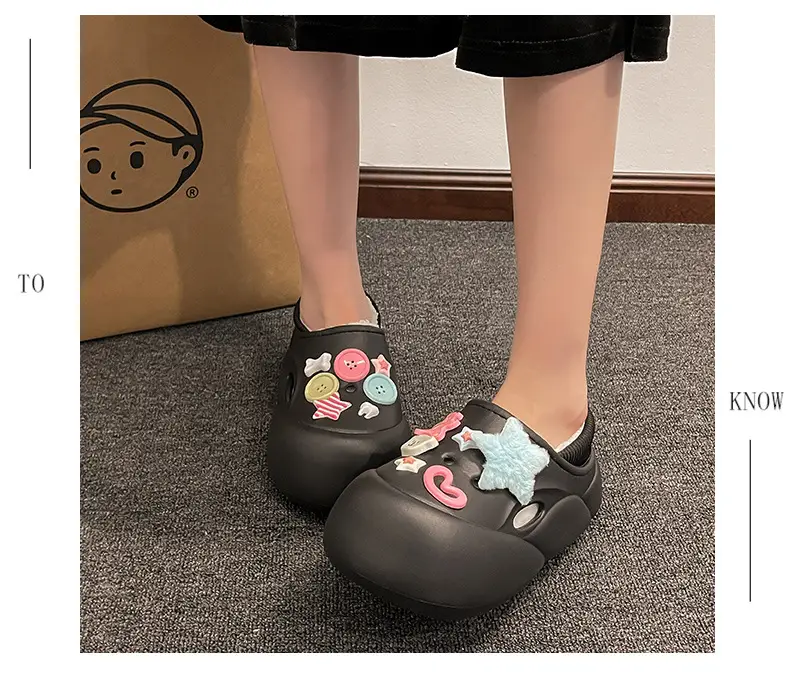 Women's Cute Plush Slip-On Shoes with Soft Sole — feature 12
