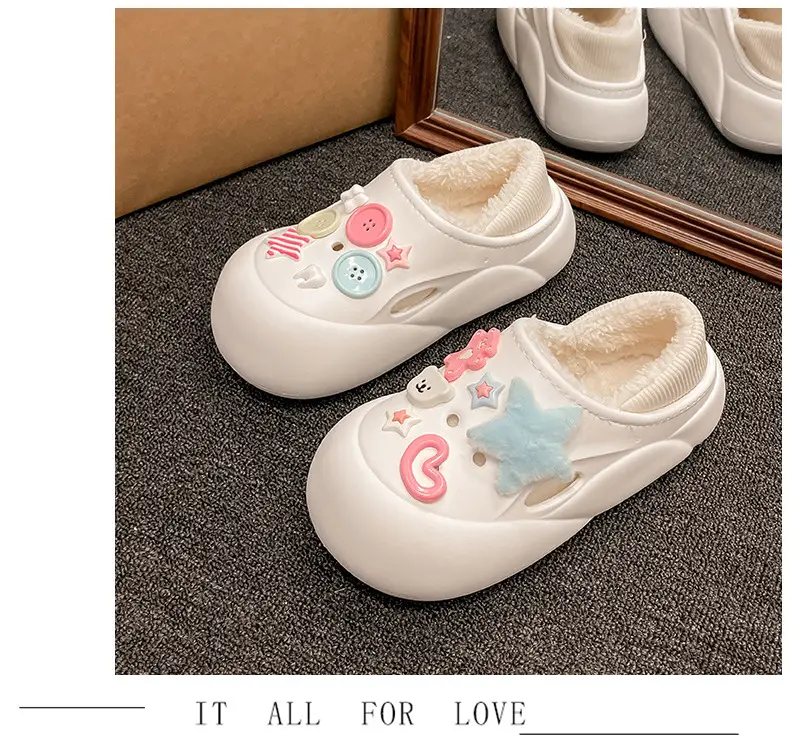 Women's Cute Plush Slip-On Shoes with Soft Sole — feature 19