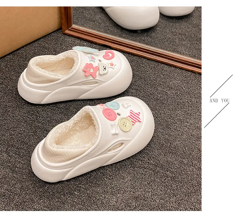 Women's Cute Plush Slip-On Shoes with Soft Sole — feature 20