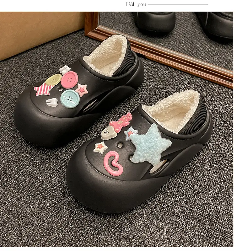 Women's Cute Plush Slip-On Shoes with Soft Sole — feature 21