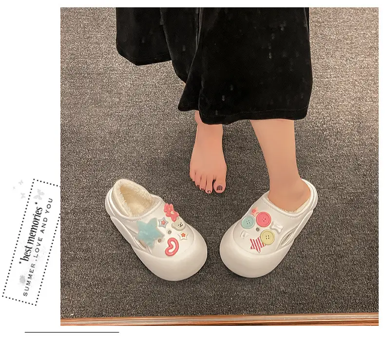 Women's Cute Plush Slip-On Shoes with Soft Sole — feature 8