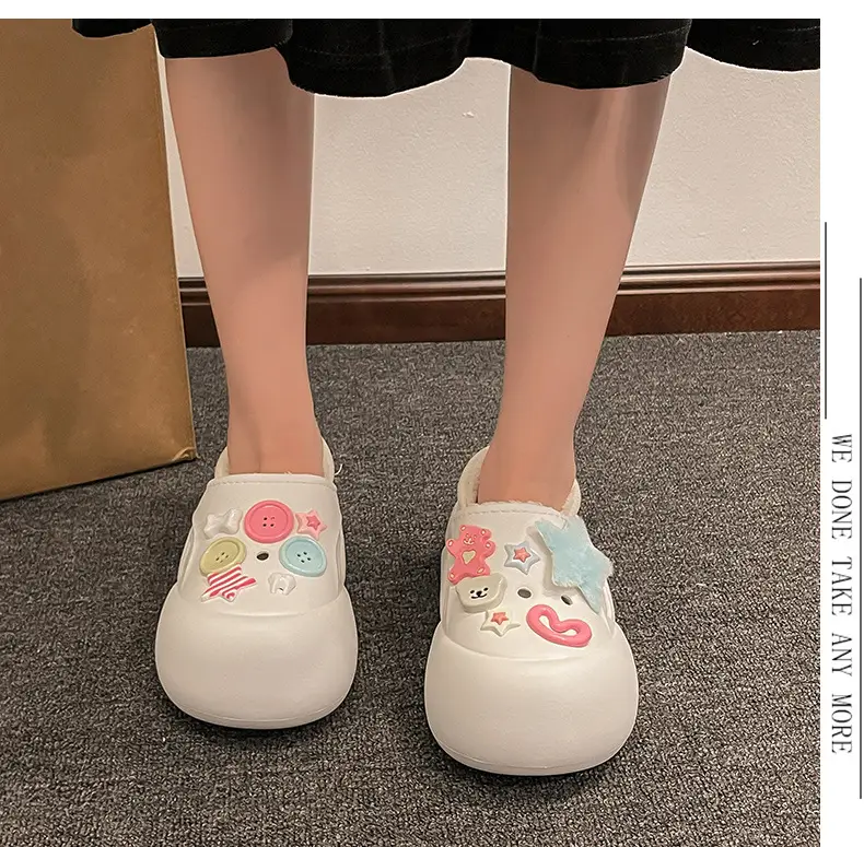 Women's Cute Plush Slip-On Shoes with Soft Sole — feature 9