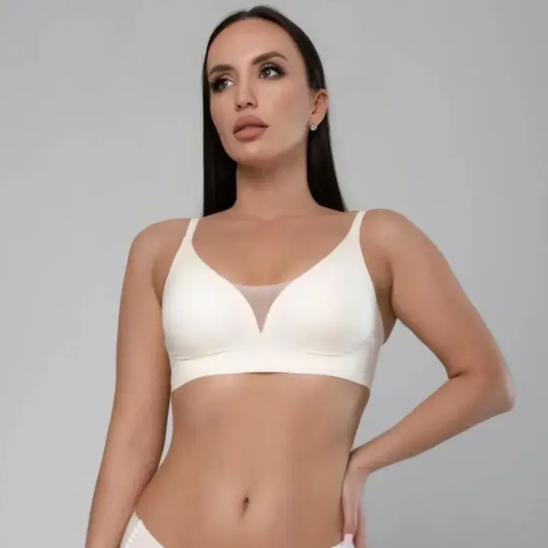 Wire-Free V-Neck Seamless Bra for Women — feature 7
