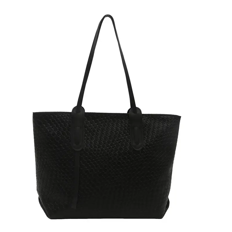 Vintage Woven Tote Bag Brown Large Capacity Women - Image 10