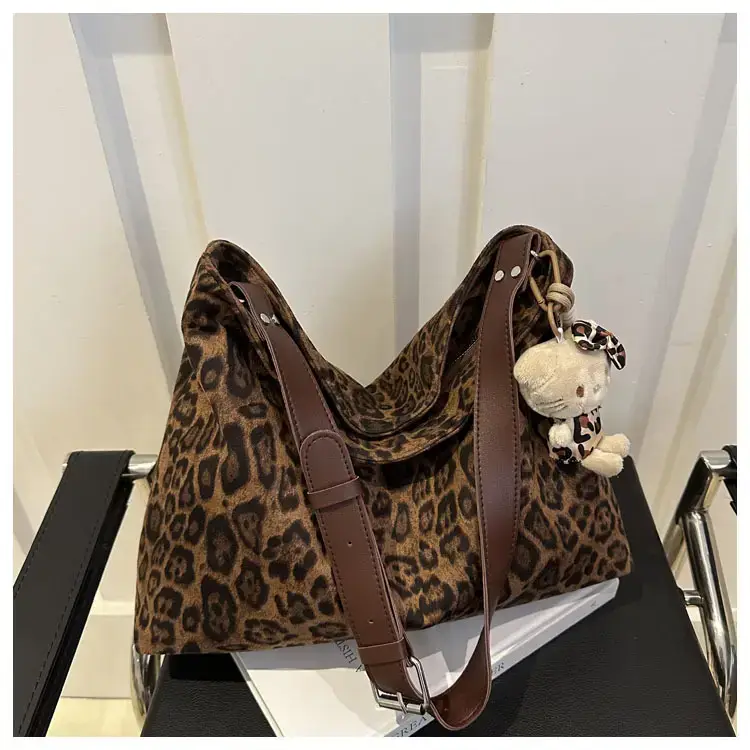 Leopard Print Women's Shoulder Crossbody Bag Large Capacity — feature 14
