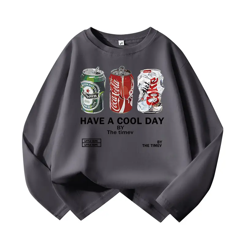 Boys Space Universe Sweatshirt Black Cotton Long Sleeve - Image 12