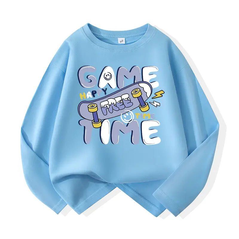 Boys Space Universe Sweatshirt Black Cotton Long Sleeve - Image 6