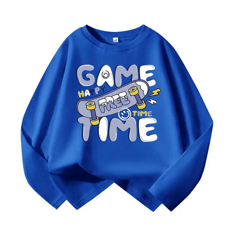 Boys Space Universe Sweatshirt Black Cotton Long Sleeve - Image 7