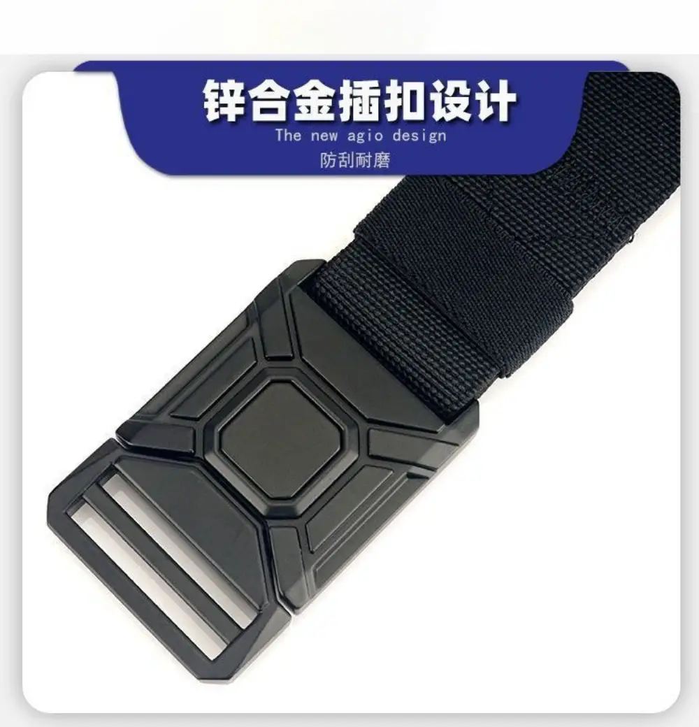 Men's Black Tactical Belt with Quick-Release Closure — feature 10