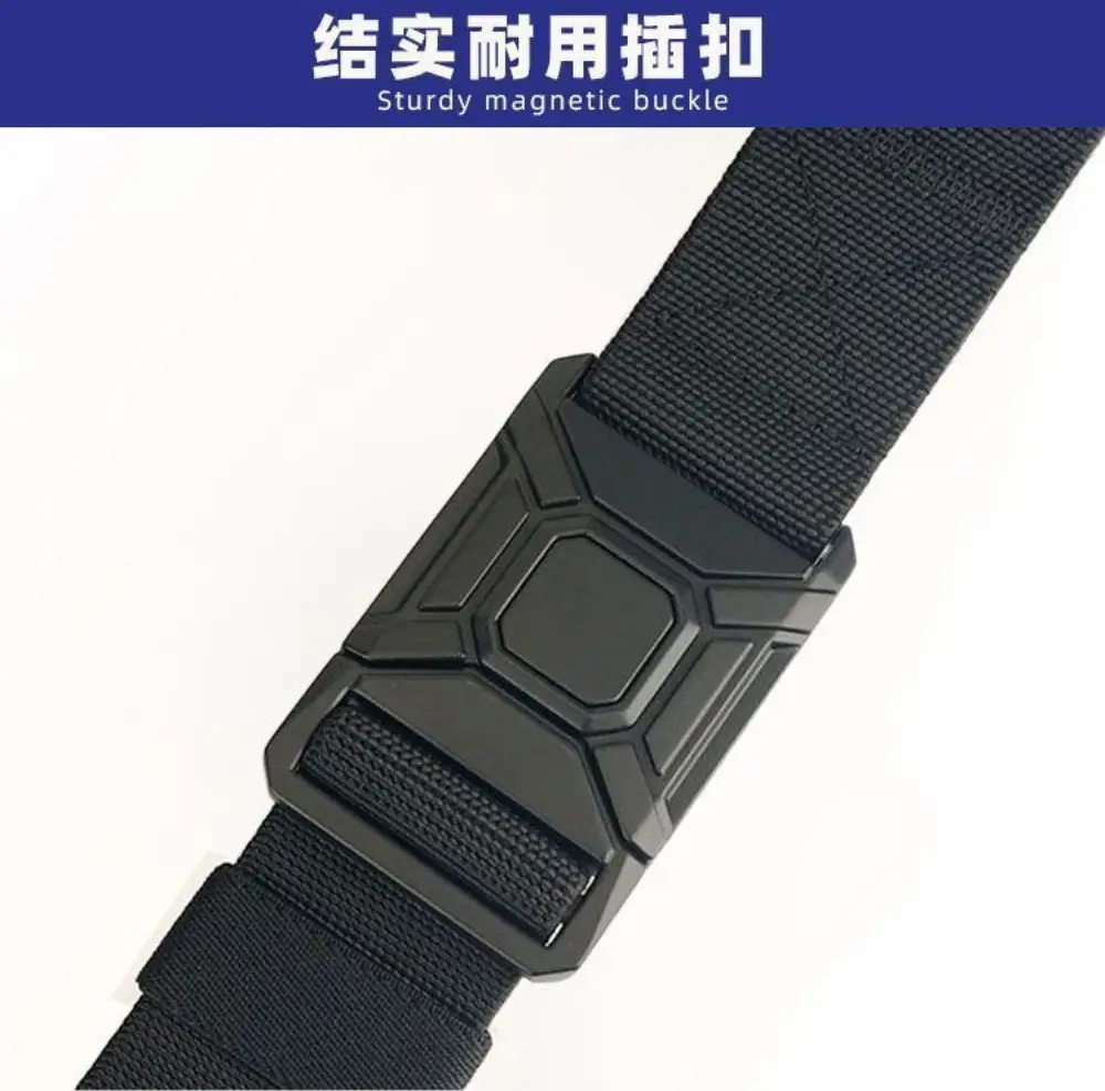 Men's Black Tactical Belt with Quick-Release Closure — feature 12