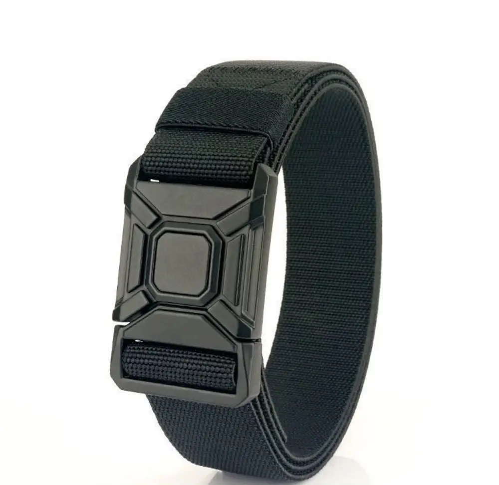 Men's Black Tactical Belt with Quick-Release Closure — feature 17