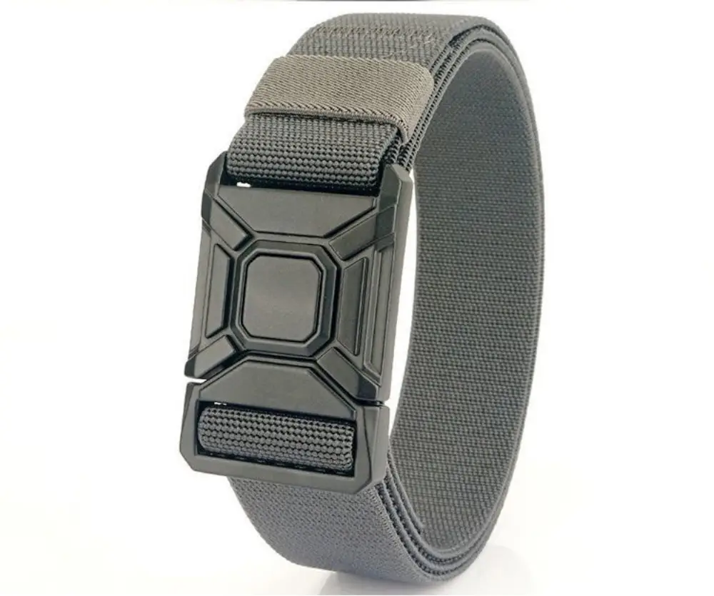 Men's Black Tactical Belt with Quick-Release Closure — feature 18
