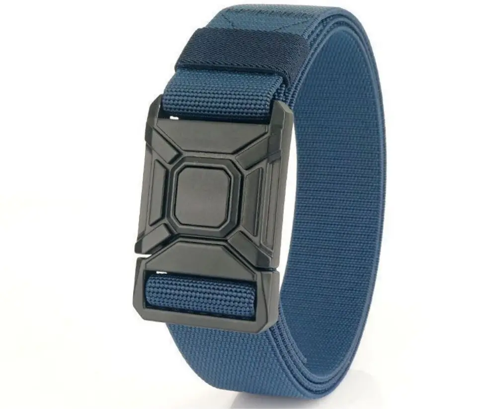 Men's Black Tactical Belt with Quick-Release Closure — feature 19