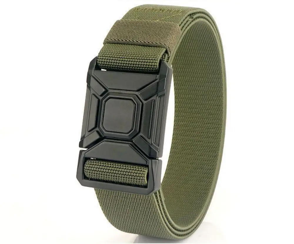Men's Black Tactical Belt with Quick-Release Closure — feature 20