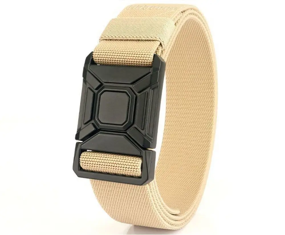 Men's Black Tactical Belt with Quick-Release Closure — feature 21