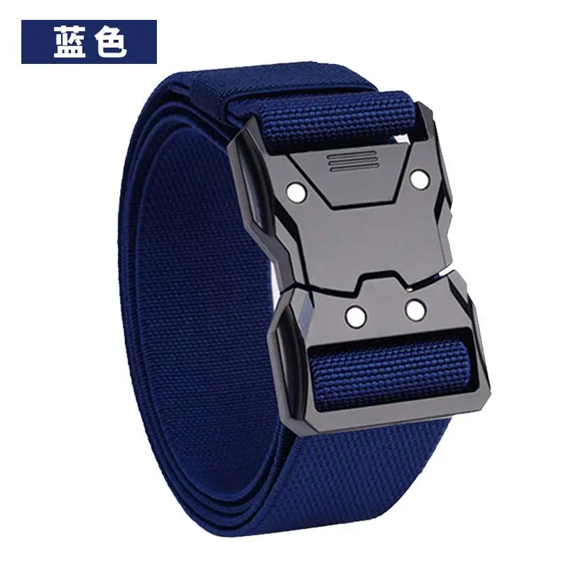 Men's Black Tactical Belt with Quick-Release Closure - Image 14