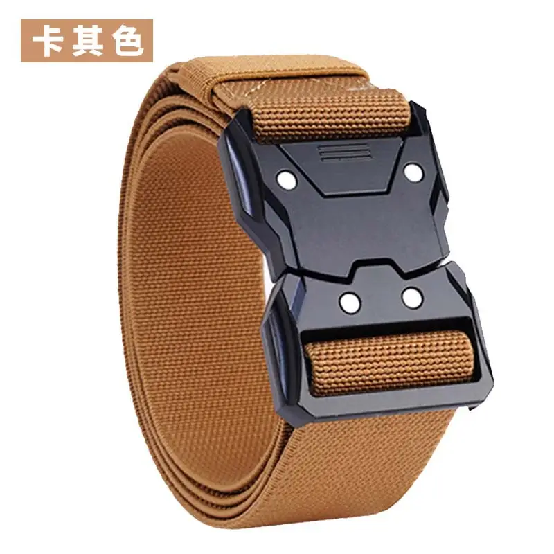 Men's Black Tactical Belt with Quick-Release Closure - Image 16