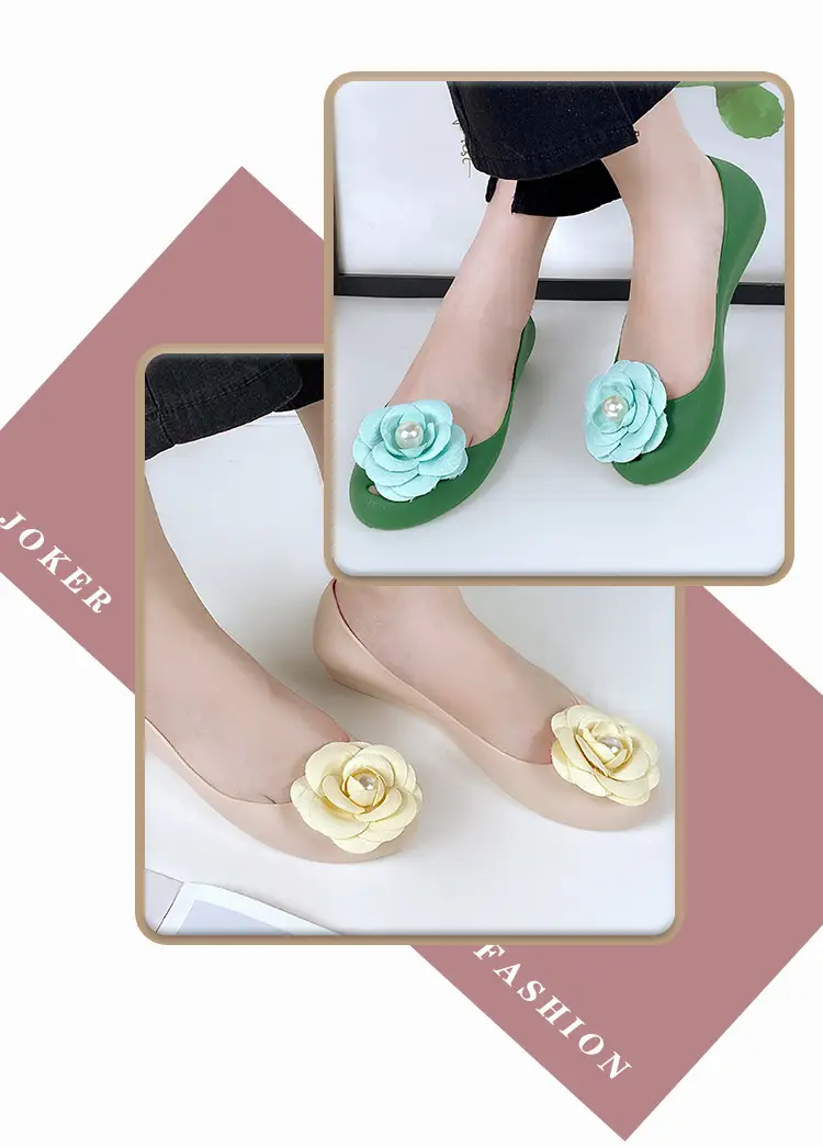 Temu Dropshipping Low-Heeled Fruit-Patterned Women's Flat Shoes New Style Soft and Cool Comfortable Beach Shoes for Outdoor Use — feature 7