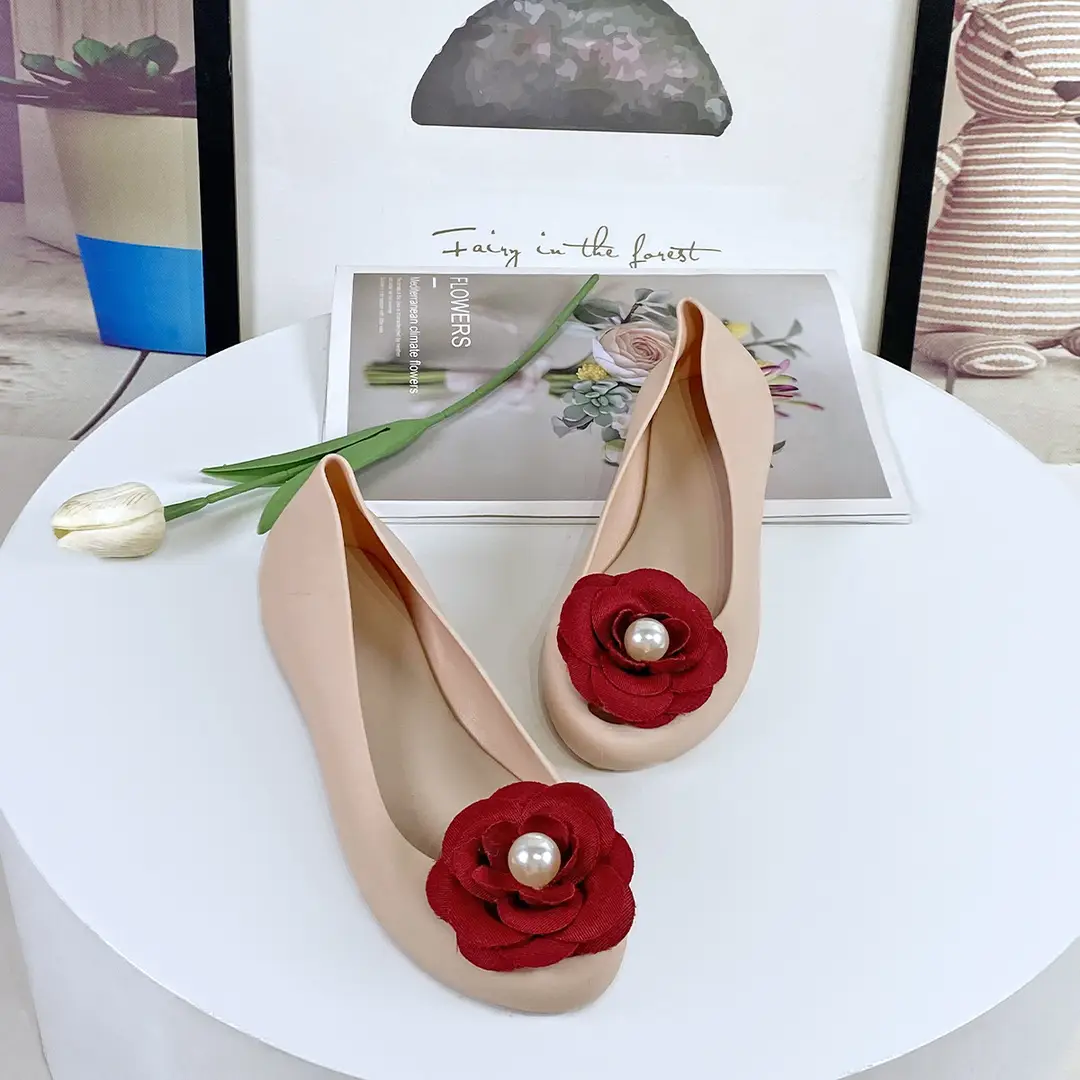 Temu Dropshipping Low-Heeled Fruit-Patterned Women's Flat Shoes New Style Soft and Cool Comfortable Beach Shoes for Outdoor Use - Image 5
