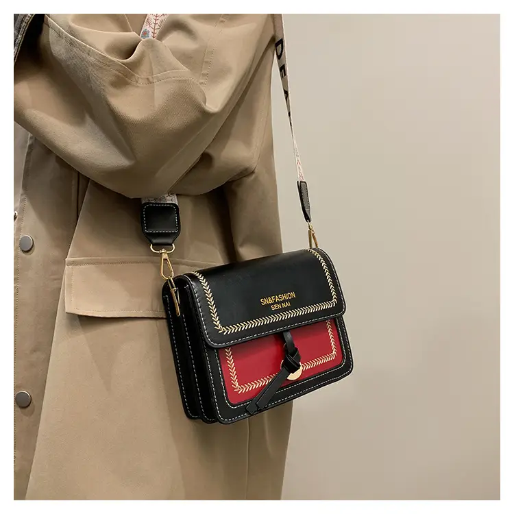 Trendy Black Red Crossbody Bag for Women — feature 14